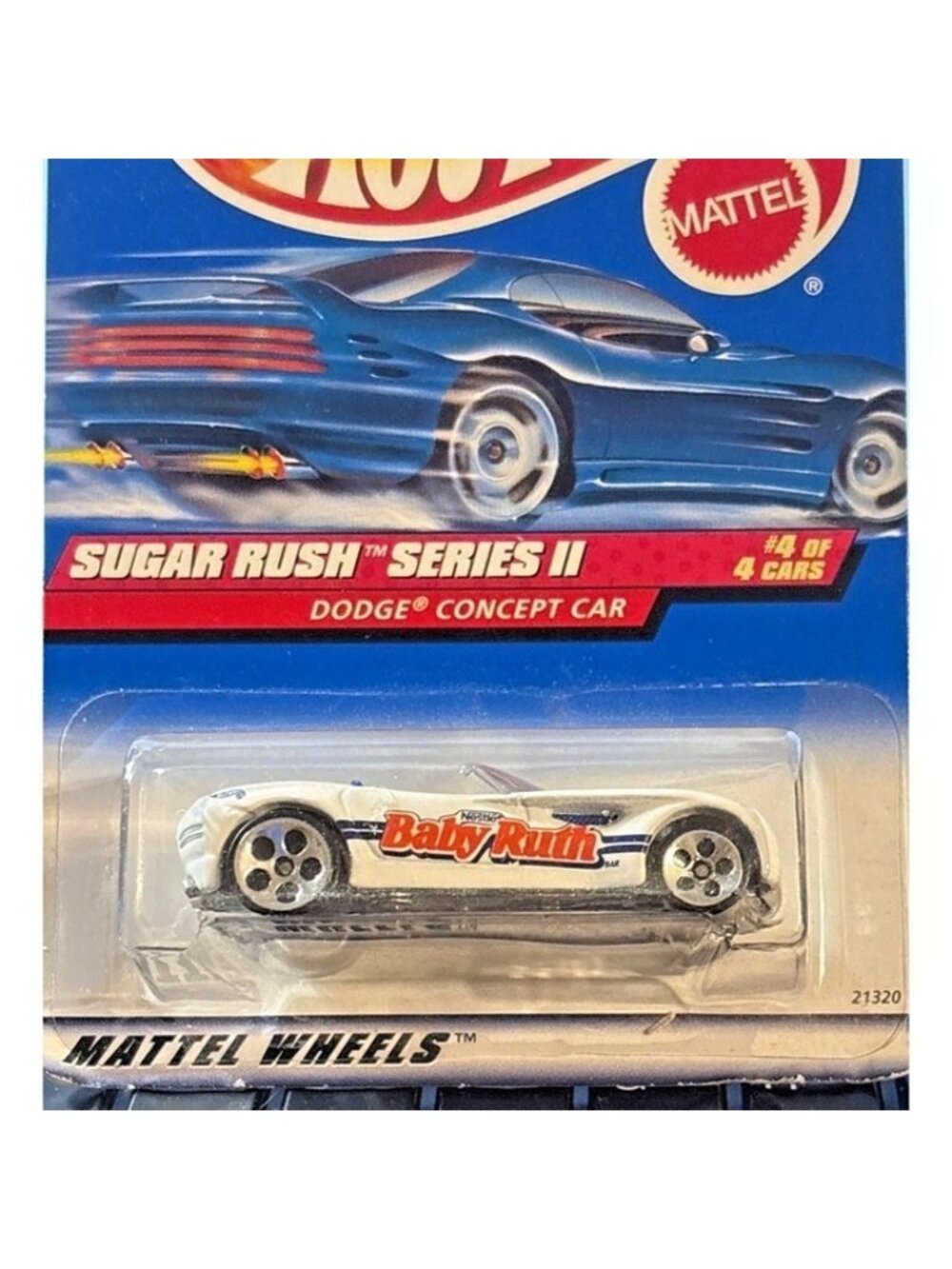 Die Cast Hot Wheels Sugar Rush Series II Dodge Concept Car Baby Ruth 972 1999 - Picture 2 of 6